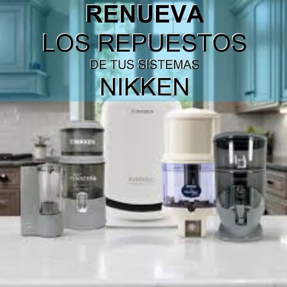 renueva repuestos sistemas Nikken - Filtro Purificador de Agua mesones hidalgo mexico